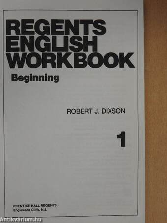 Regents English Workbook 1.