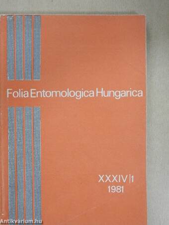 Folia Entomologica Hungarica 1/1981.