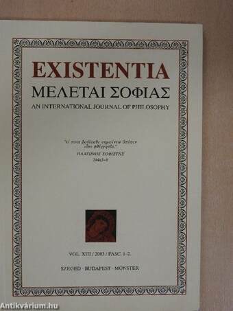 Existentia 2003/1-4.