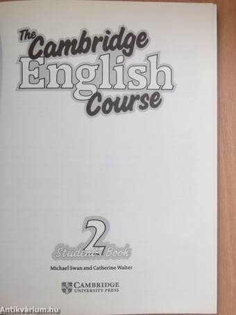 The Cambridge English Course 2. - Student's Book