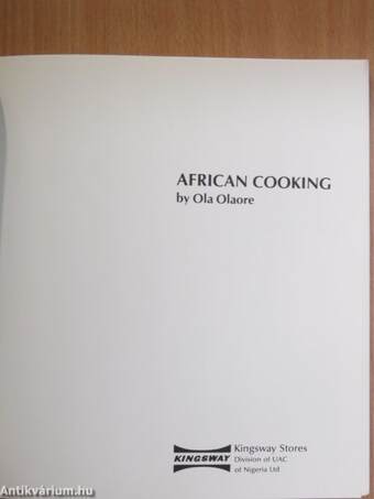 The Best Kept Secrets of West & East African cooking