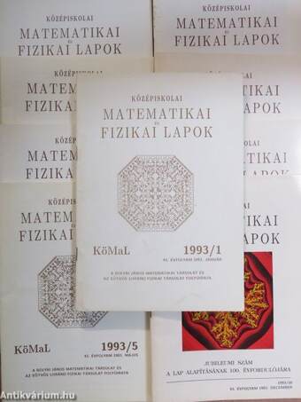 Középiskolai matematikai és fizikai lapok 1993. január-december