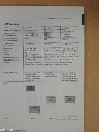 Metallized Plastic Capacitors