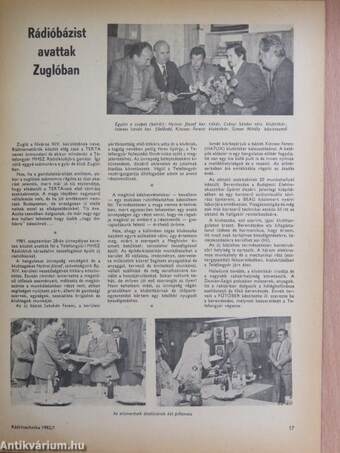 Rádiótechnika 1982. (nem teljes évfolyam)