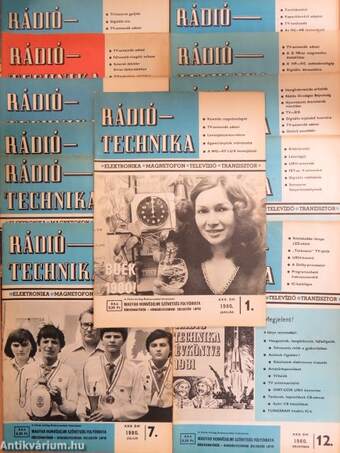 Rádiótechnika 1980. január-december