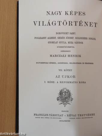 Nagy képes világtörténet VII.