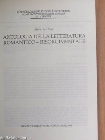 Antologia della Letteratura Romantico-Risorgimentale