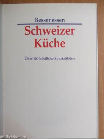 Schweizer Küche