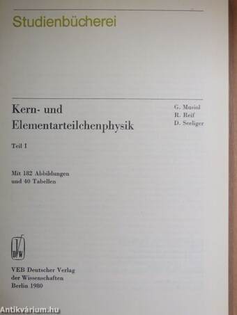 Kern- und elementarteilchenphysik I.