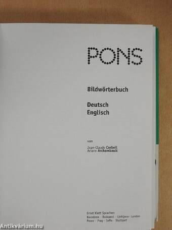 Pons Bildwörterbuch Deutsch, Englisch