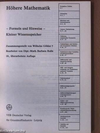 Höhere Mathematik