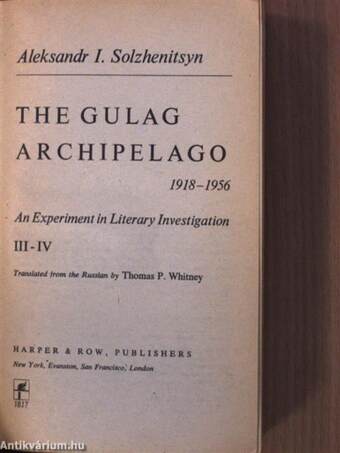 The Gulag Archipelago II.