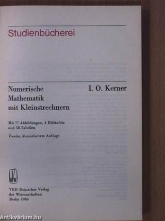 Numerische Mathematik mit Kleinstrechnern