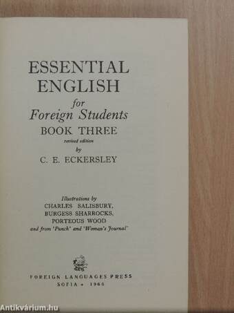 Essential English for Foreign Students Book 3.