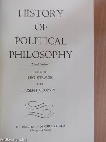 History of Political Philosophy