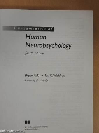 Fundamentals of Human Neuropsychology