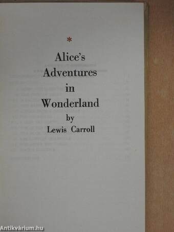 Alice's Adventures in Wonderland