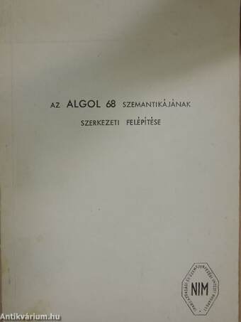 Az ALGOL 68 szemantikájának szerkezeti felépítése
