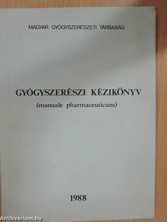 Gyógyszerészi kézikönyv