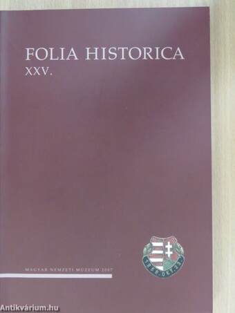 Folia Historica XXV.