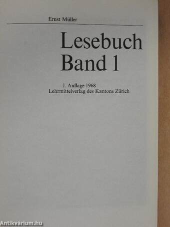 Lesebuch 1.