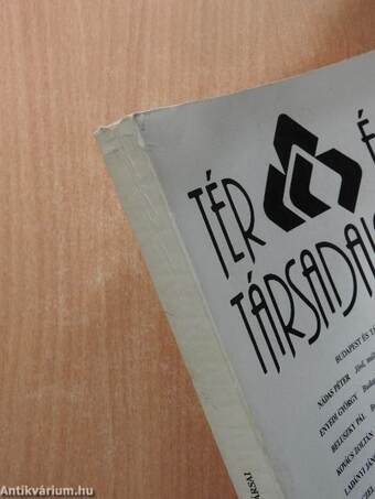 Tér és Társadalom 1992/3-4.