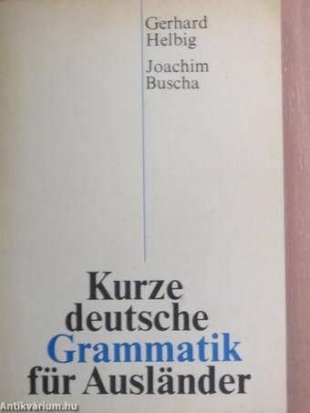 Kurze deutsche Grammatik für Ausländer