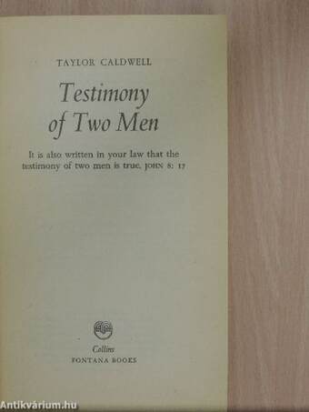 Testimony of Two Men