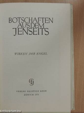 Botschaften aus dem Jenseits III.