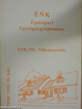 ÉNK-Építőipari Egységárgyűjtemény ÉNK. VII.