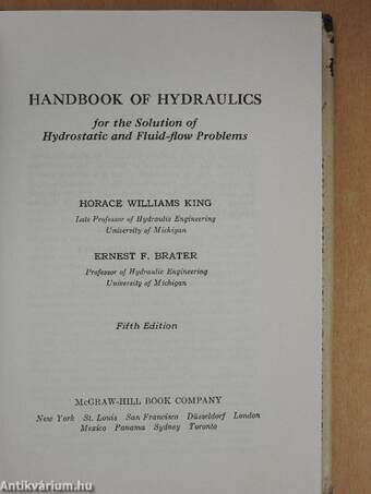 Handbook of Hydraulics