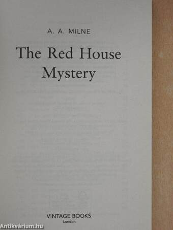 The Red House Mystery