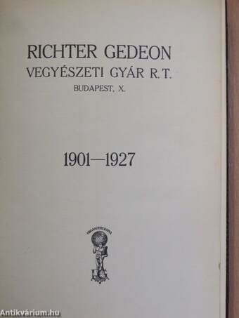 Richter Gedeon Vegyészeti Gyár R. T.