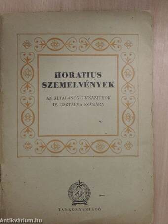 Horatius szemelvények