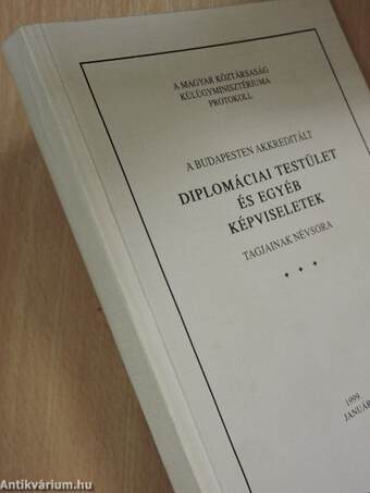 A Budapesten akkreditált diplomáciai testület és egyéb képviseletek tagjainak névsora