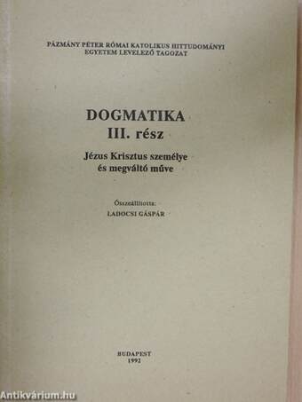 Dogmatika III.
