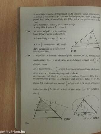 Összefoglaló feladatgyűjtemény matematikából - Megoldások I.