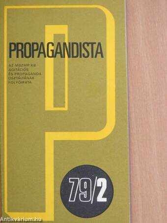 Propagandista 1979. (nem teljes évfolyam)