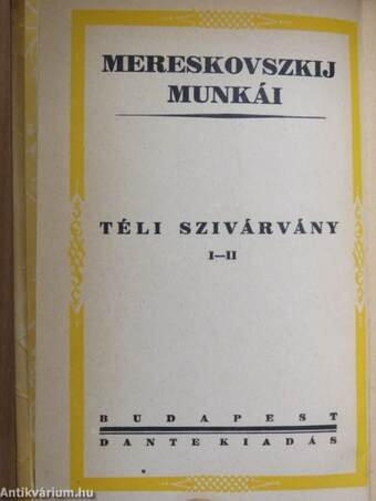 Téli szivárvány I-II.