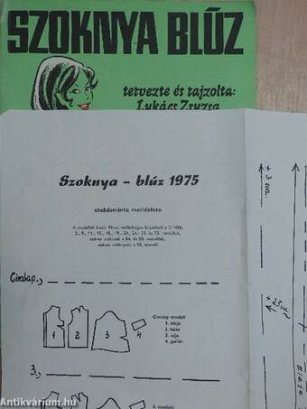 Szoknya-blúz 1975-76