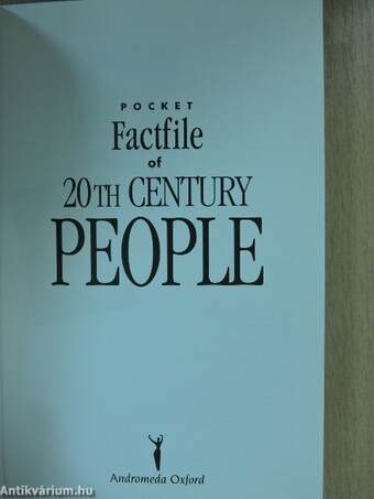 Pocket Factfile of 20th Century People