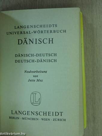 Langenscheidts Universal-Wörterbuch Dänisch