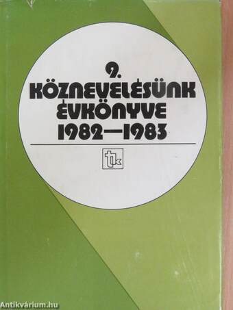 Köznevelésünk évkönyve 1982-1983