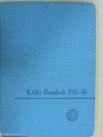 Kungl Automobil Klubben Handbok 1955-56