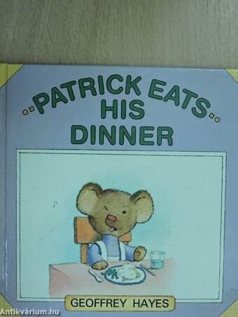 Patrick eats his Dinner