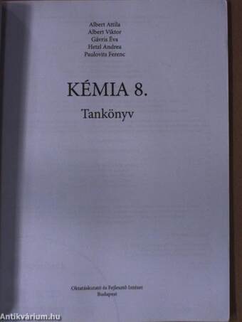 Kémia 8.