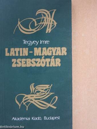 Latin-magyar zsebszótár