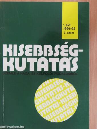 Kisebbségkutatás 1991-92/3.