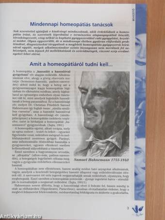 Homeopátia mindenkinek, mindenkorra