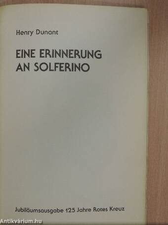 Eine Erinnerung an Solferino